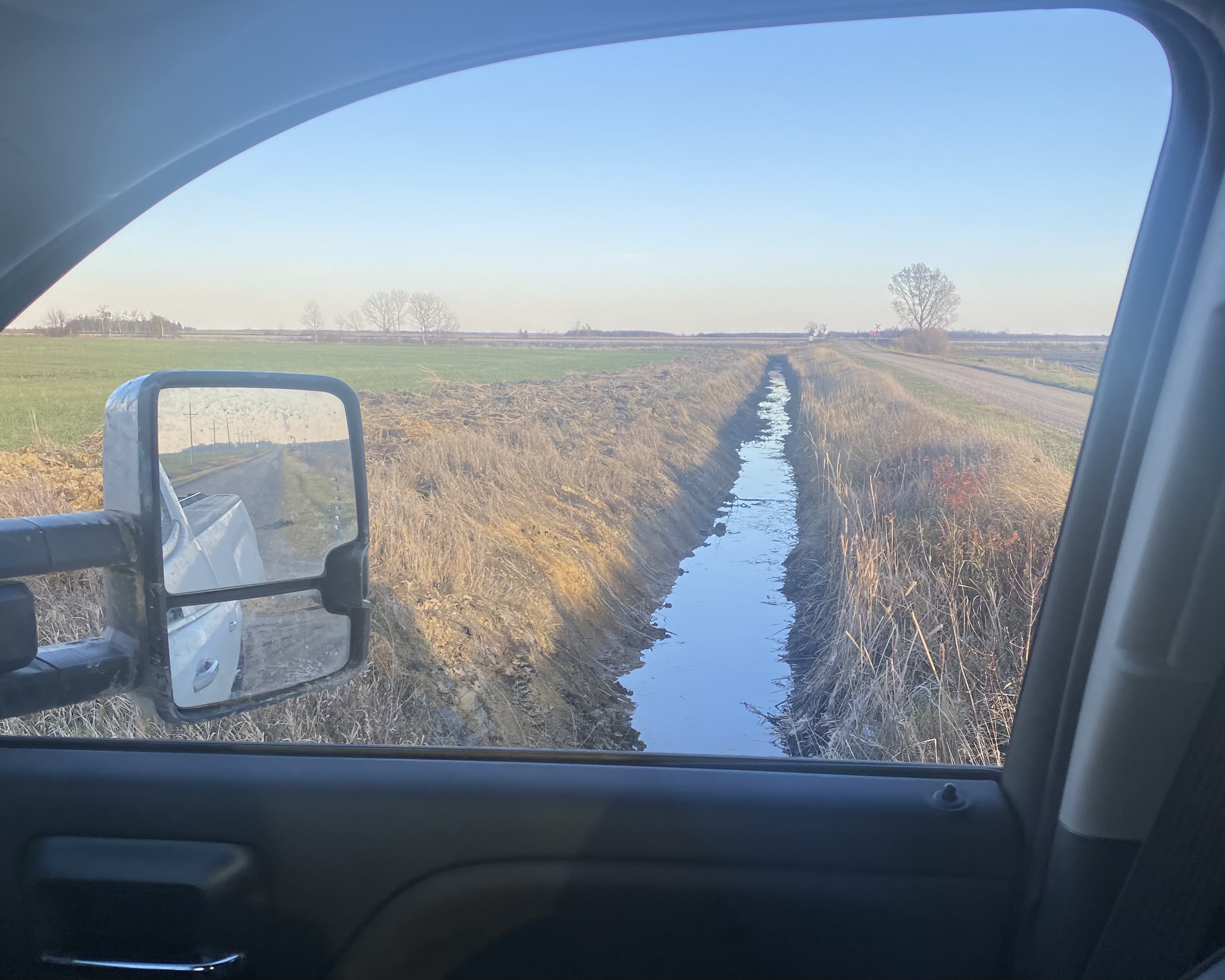 ditch cleaning example